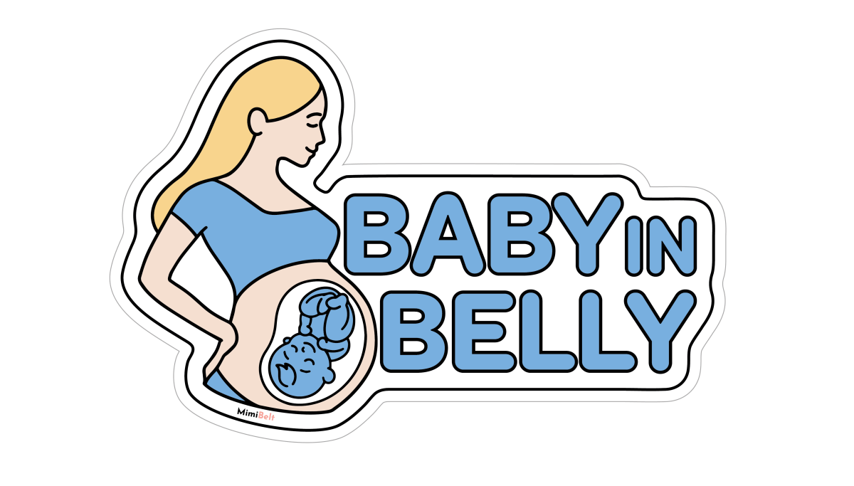 "Baby in Belly" Magnet for Car - MimiBelt