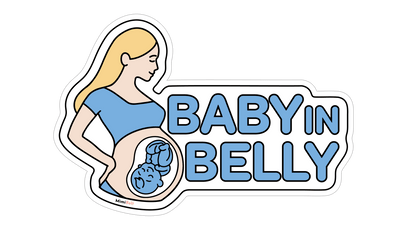 "Baby in Belly" Magnet for Car - MimiBelt