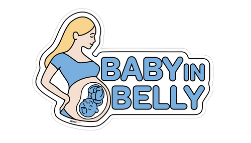 "Baby in Belly" Magnet for Car - MimiBelt