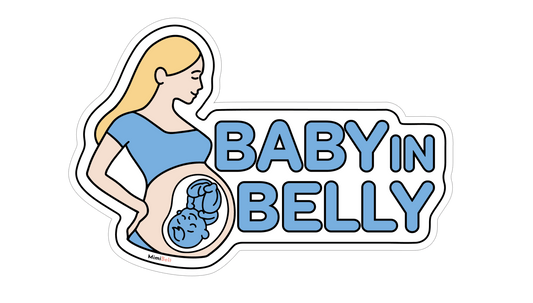 "Baby in Belly" Magnet for Car - MimiBelt