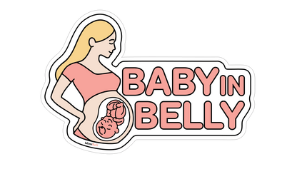 "Baby in Belly" Magnet for Car - MimiBelt