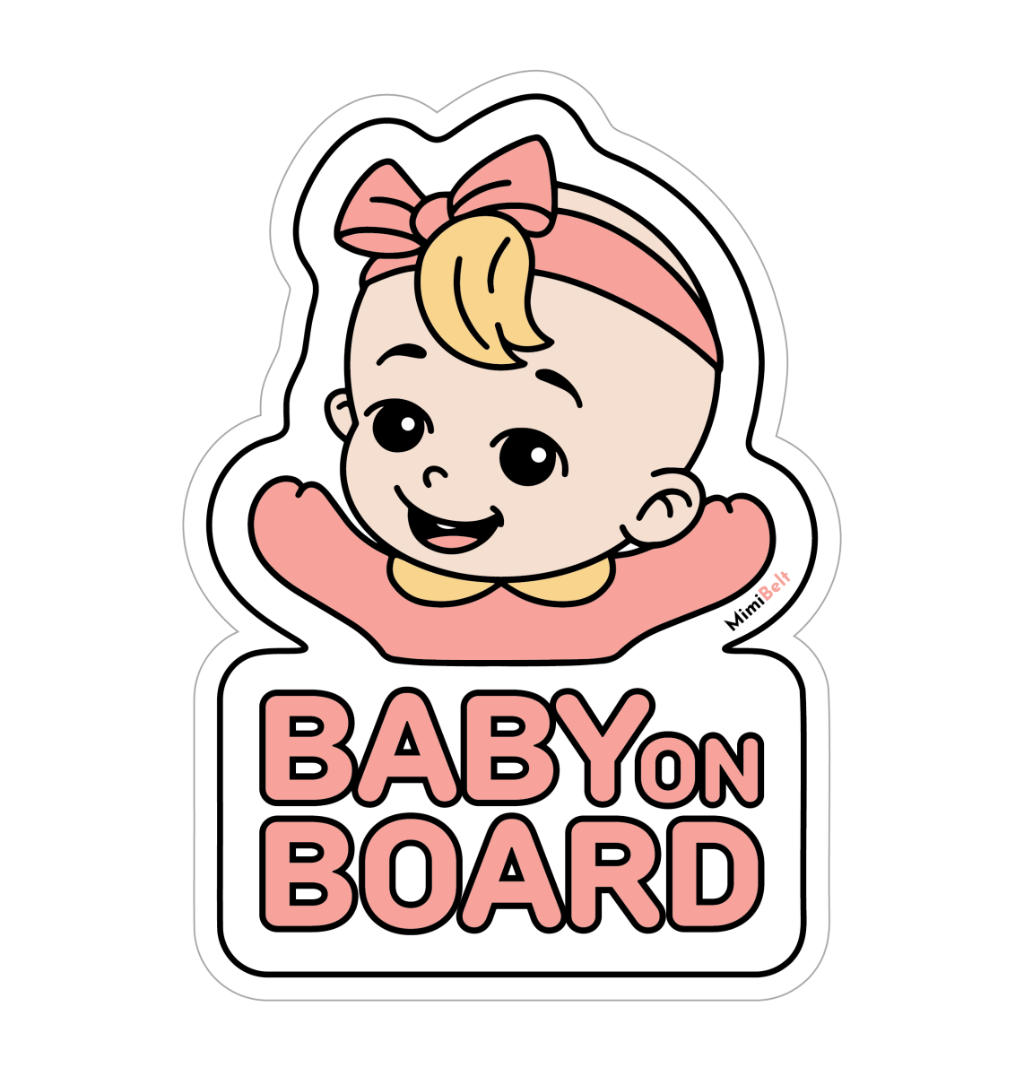 "Baby on Board" Magnet for Car - MimiBelt