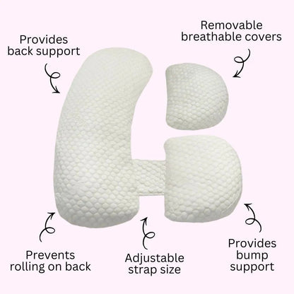 Full Body Pregnancy Pillow (3 - Piece) - MimiBelt